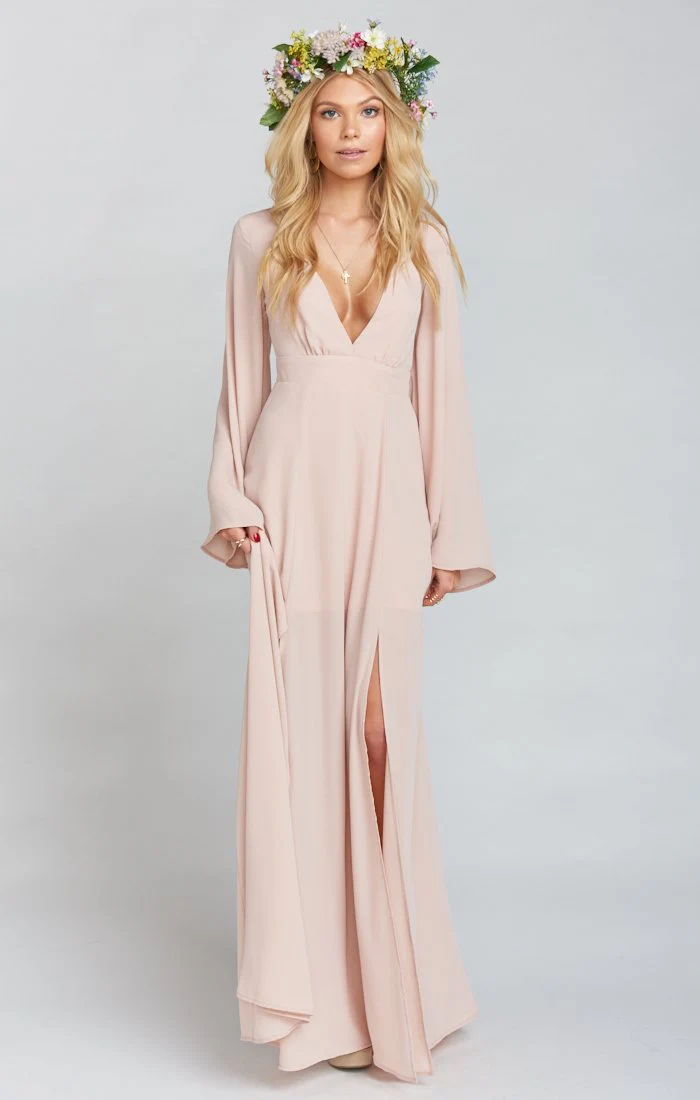 Venus Long Sleeve Flare Dress - Image 2