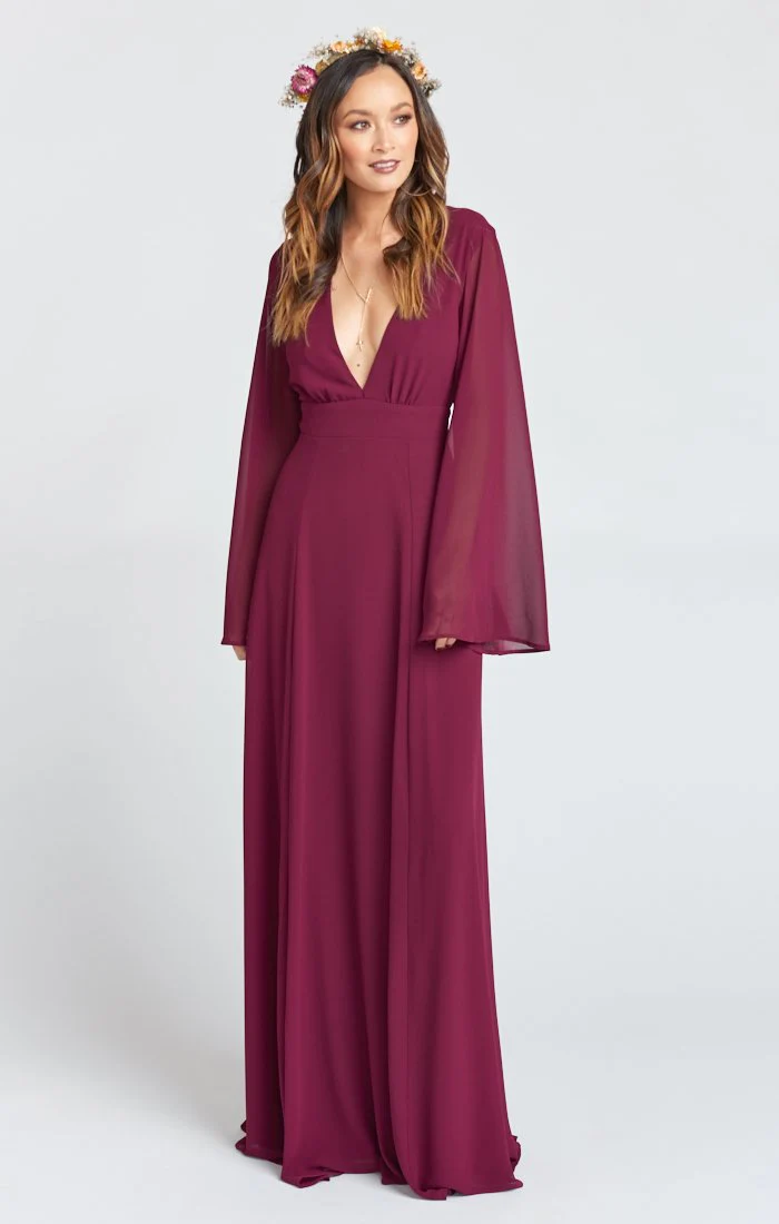 Venus Long Sleeve Flare Dress - Image 3