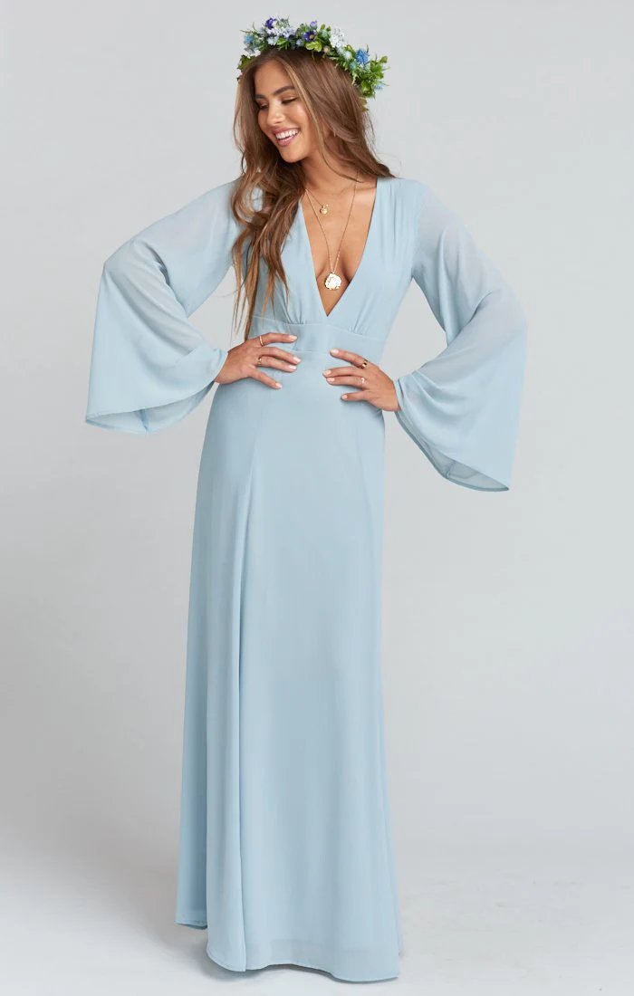Venus Long Sleeve Flare Dress - Image 5