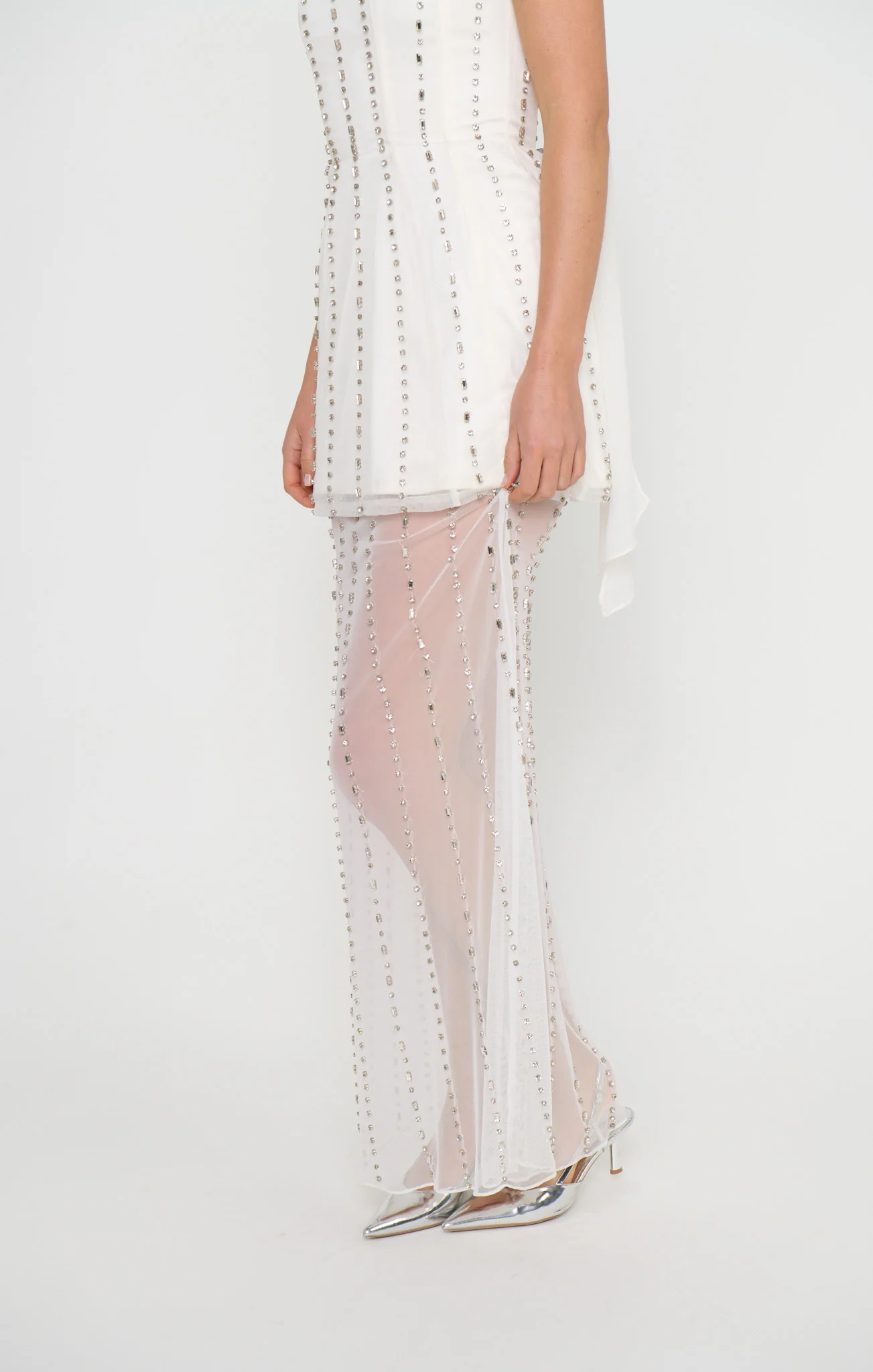 Victoria Maxi Skirt ~ Beloved Embellished Mesh - Image 4