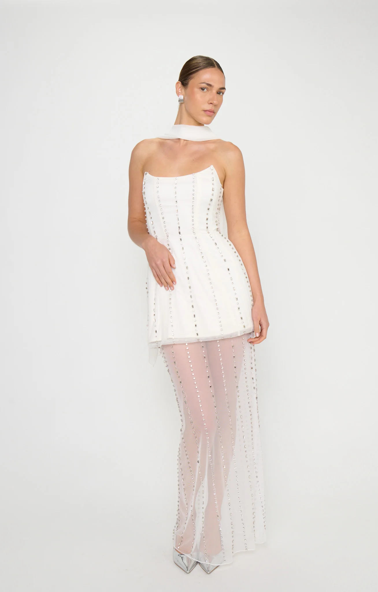 Victoria Maxi Skirt ~ Beloved Embellished Mesh - Image 6