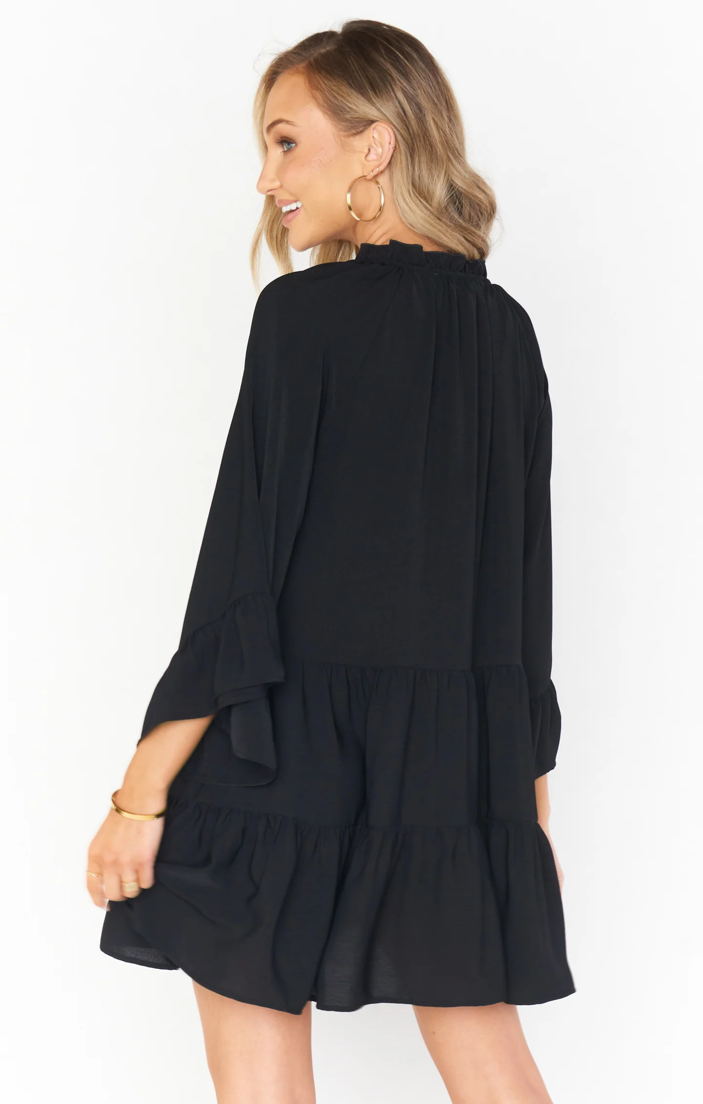 Viola Mini Dress ~ Black - Image 3