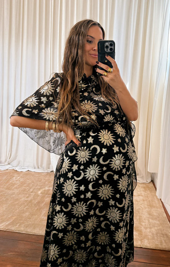 Wanderlust Maxi Dress ~ Celestial Shimmer Chiffon - Image 12