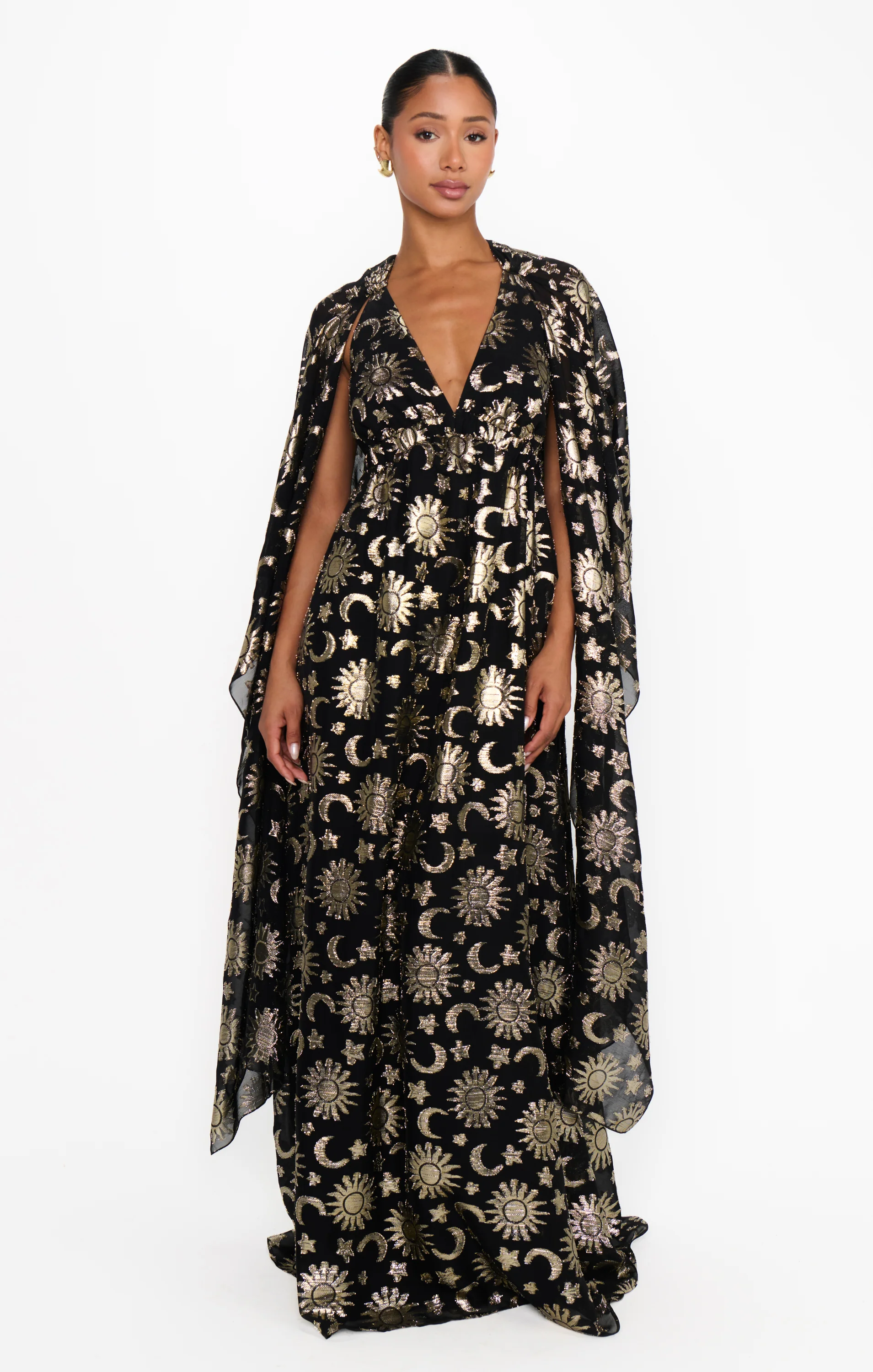 Wanderlust Maxi Dress ~ Celestial Shimmer Chiffon - Image 13
