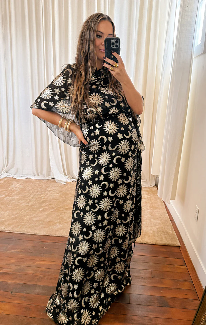 Wanderlust Maxi Dress ~ Celestial Shimmer Chiffon - Image 2