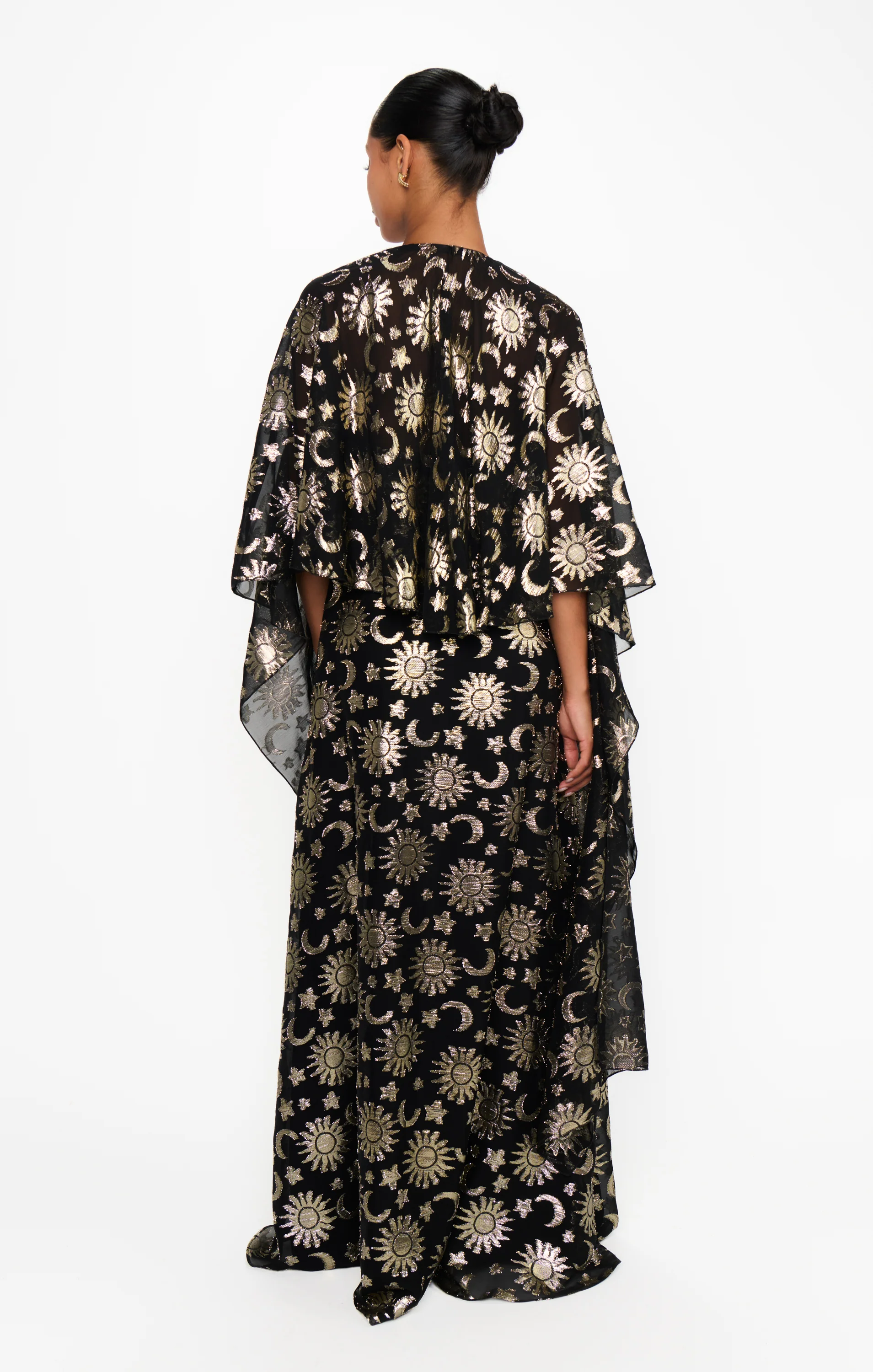 Wanderlust Maxi Dress ~ Celestial Shimmer Chiffon - Image 5
