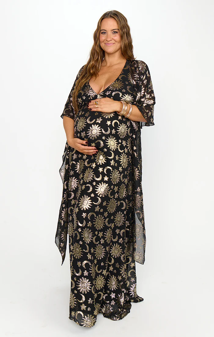 Wanderlust Maxi Dress ~ Celestial Shimmer Chiffon - Image 9
