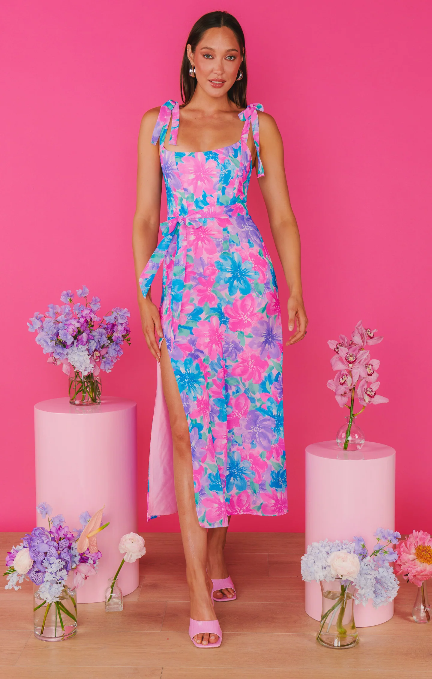 Willow Midi Dress ~ Garden Party Girly - Image 5