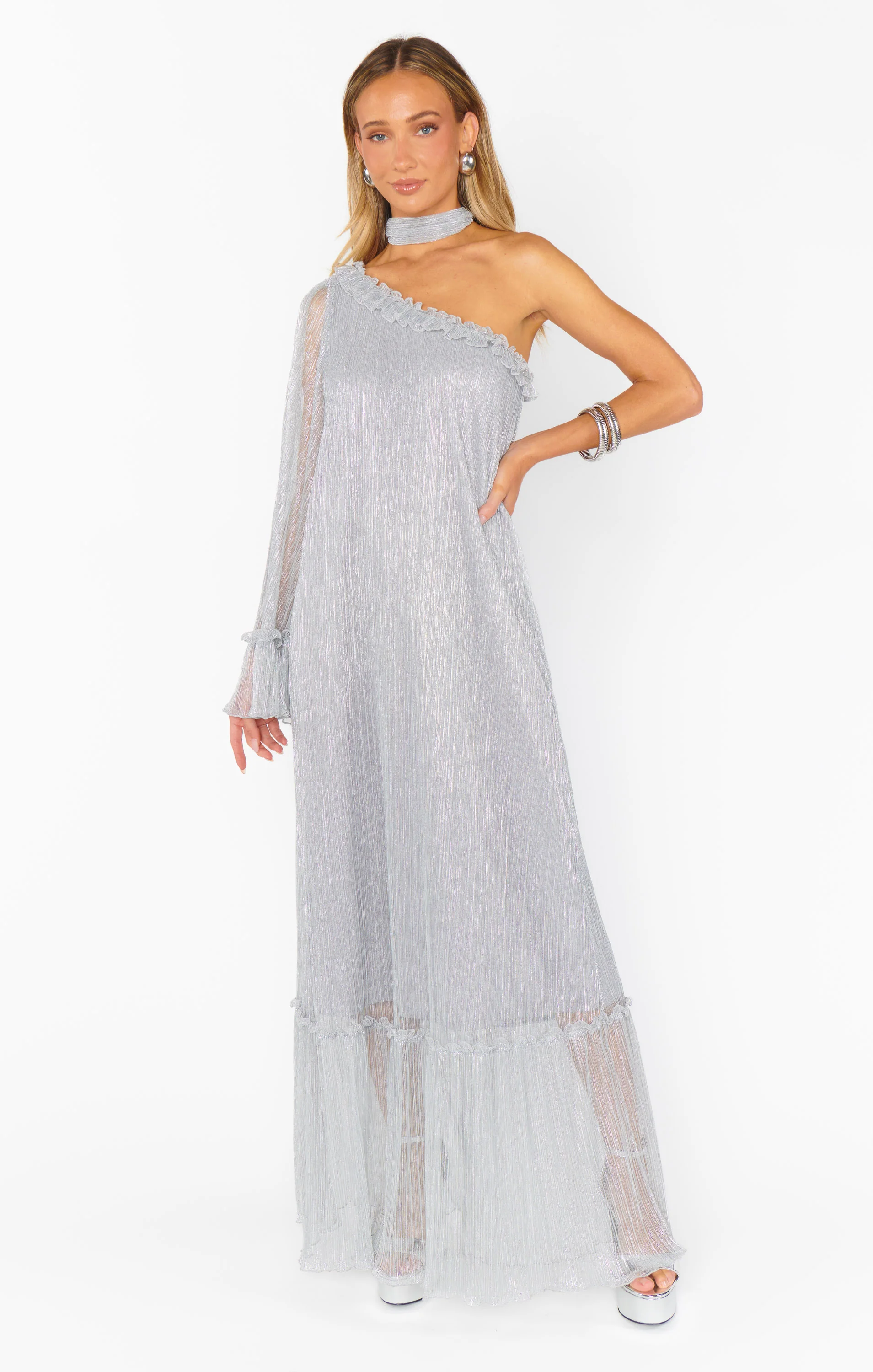 Wonder Dress ~ Silver Glimmer - Image 4