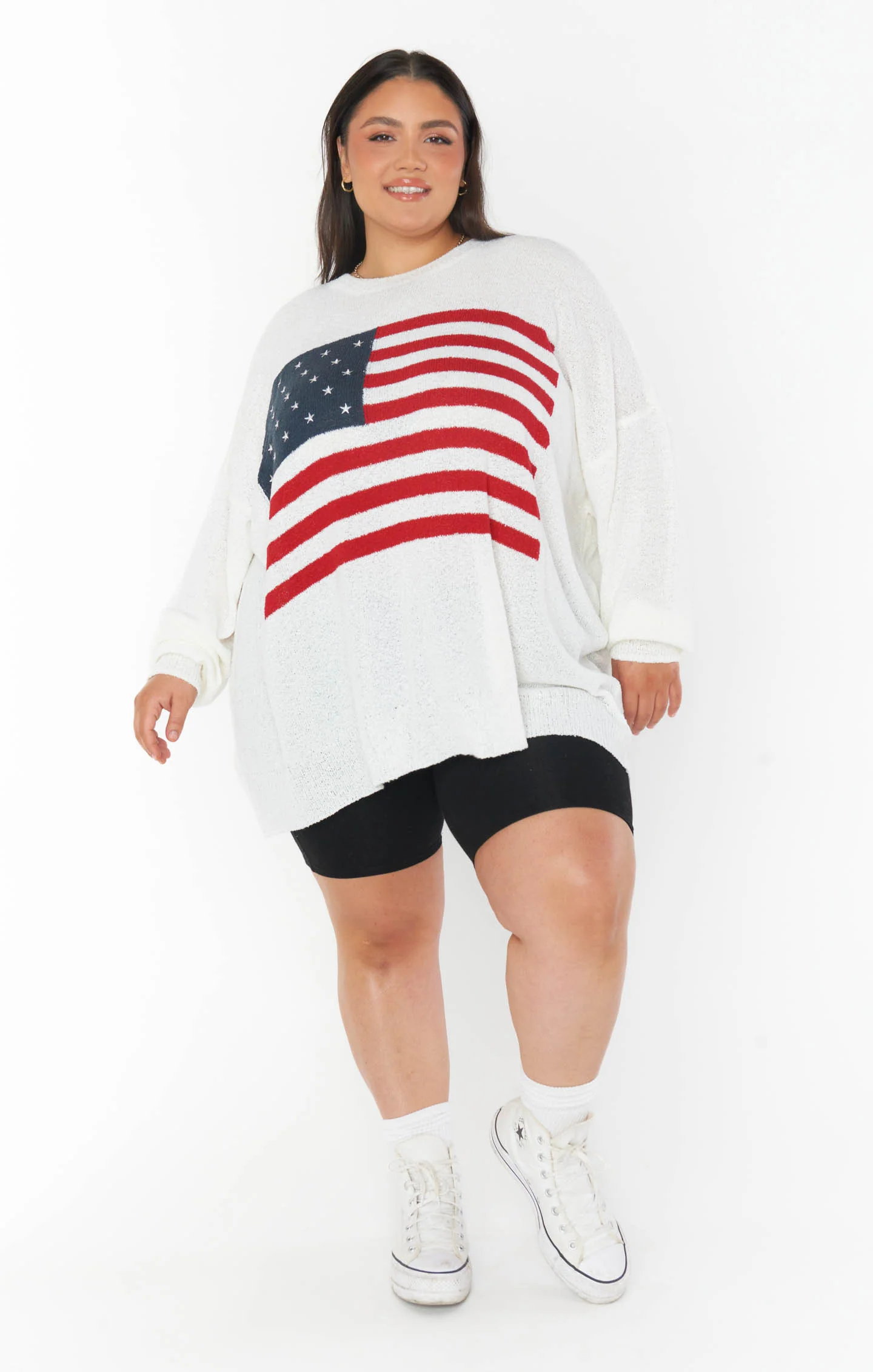 Woodsy Sweater ~ American Flag Knit - Image 10