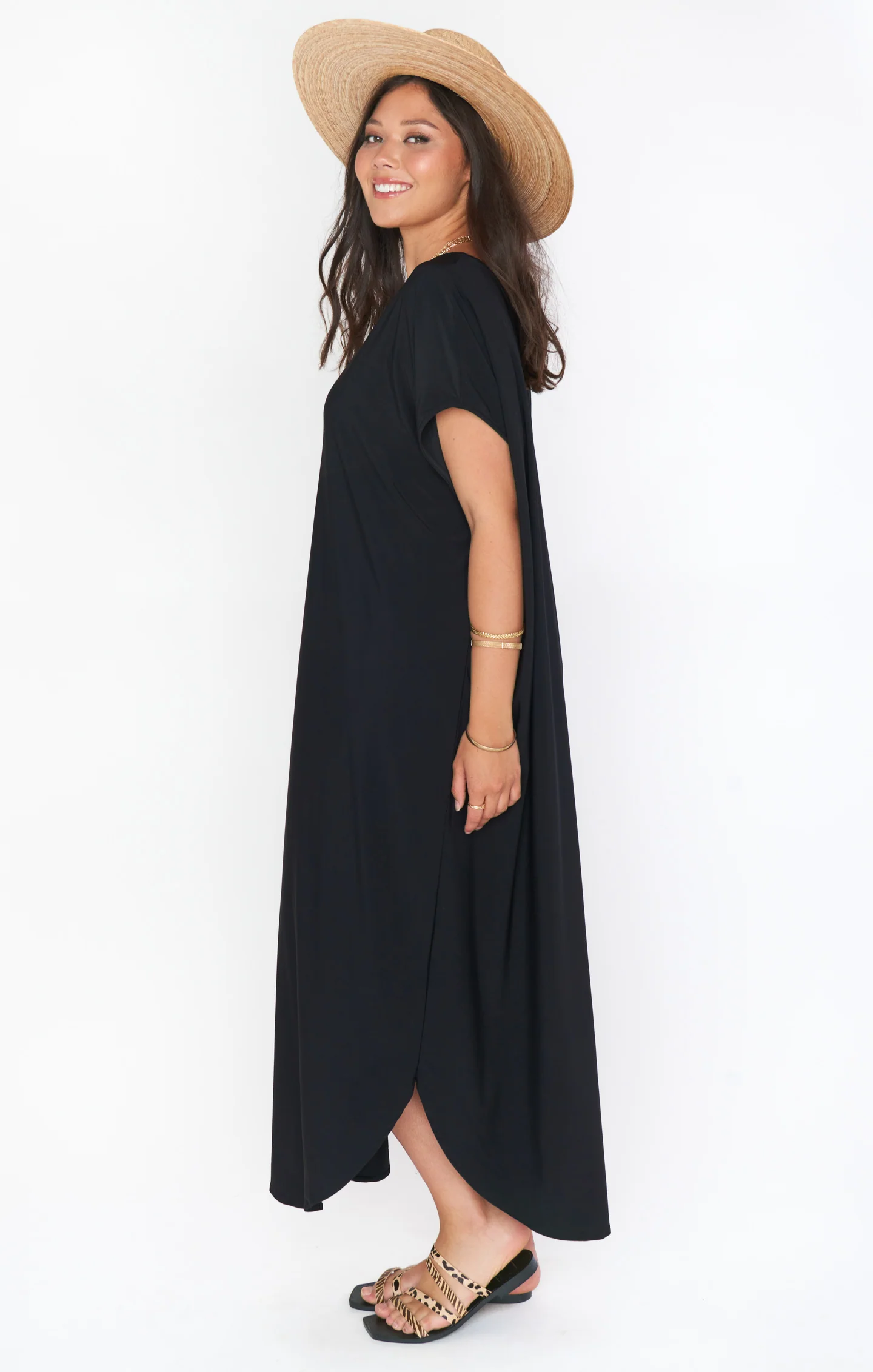 Worldly Caftan ~ Black - Image 3