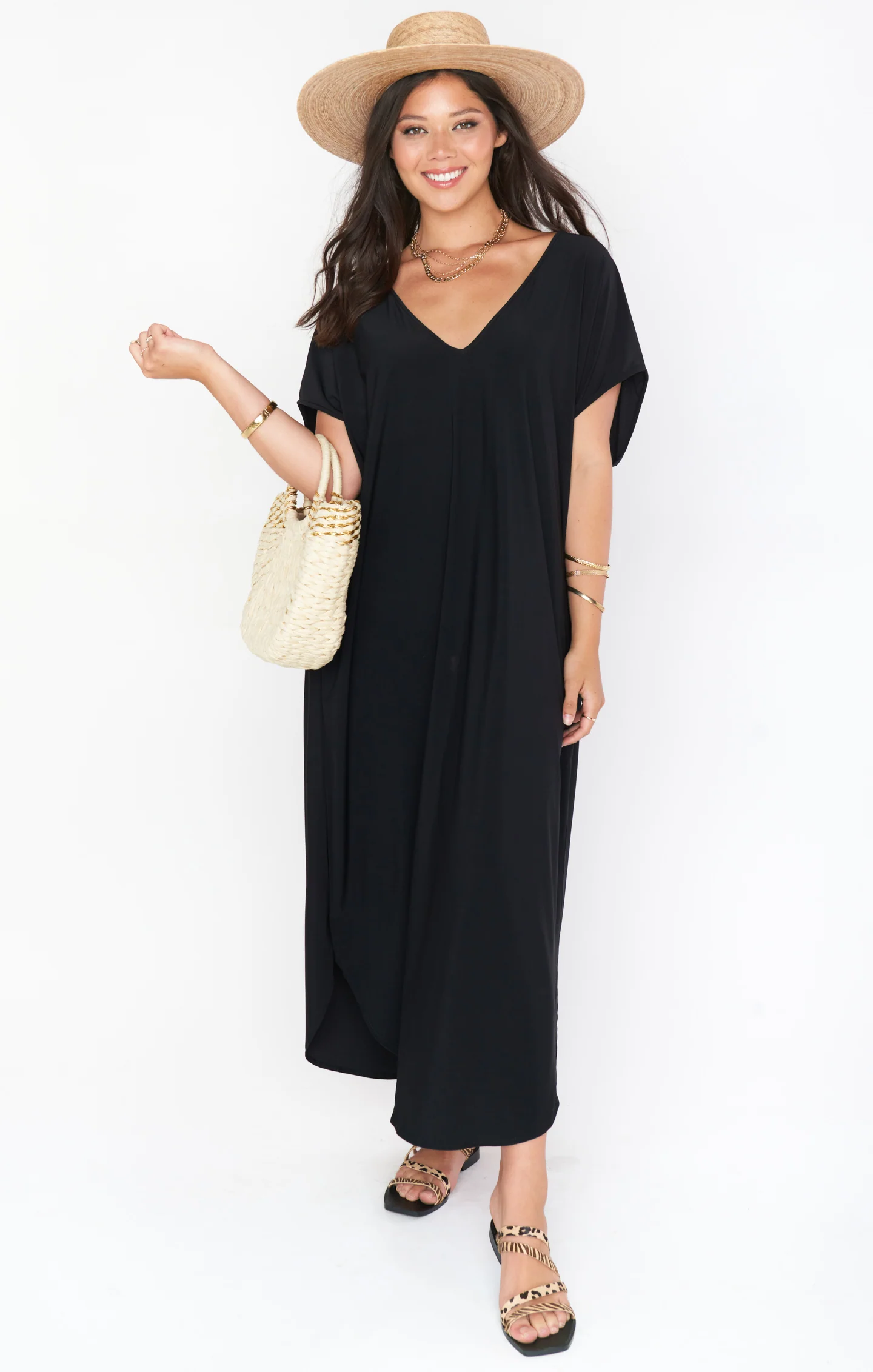 Worldly Caftan ~ Black - Image 7