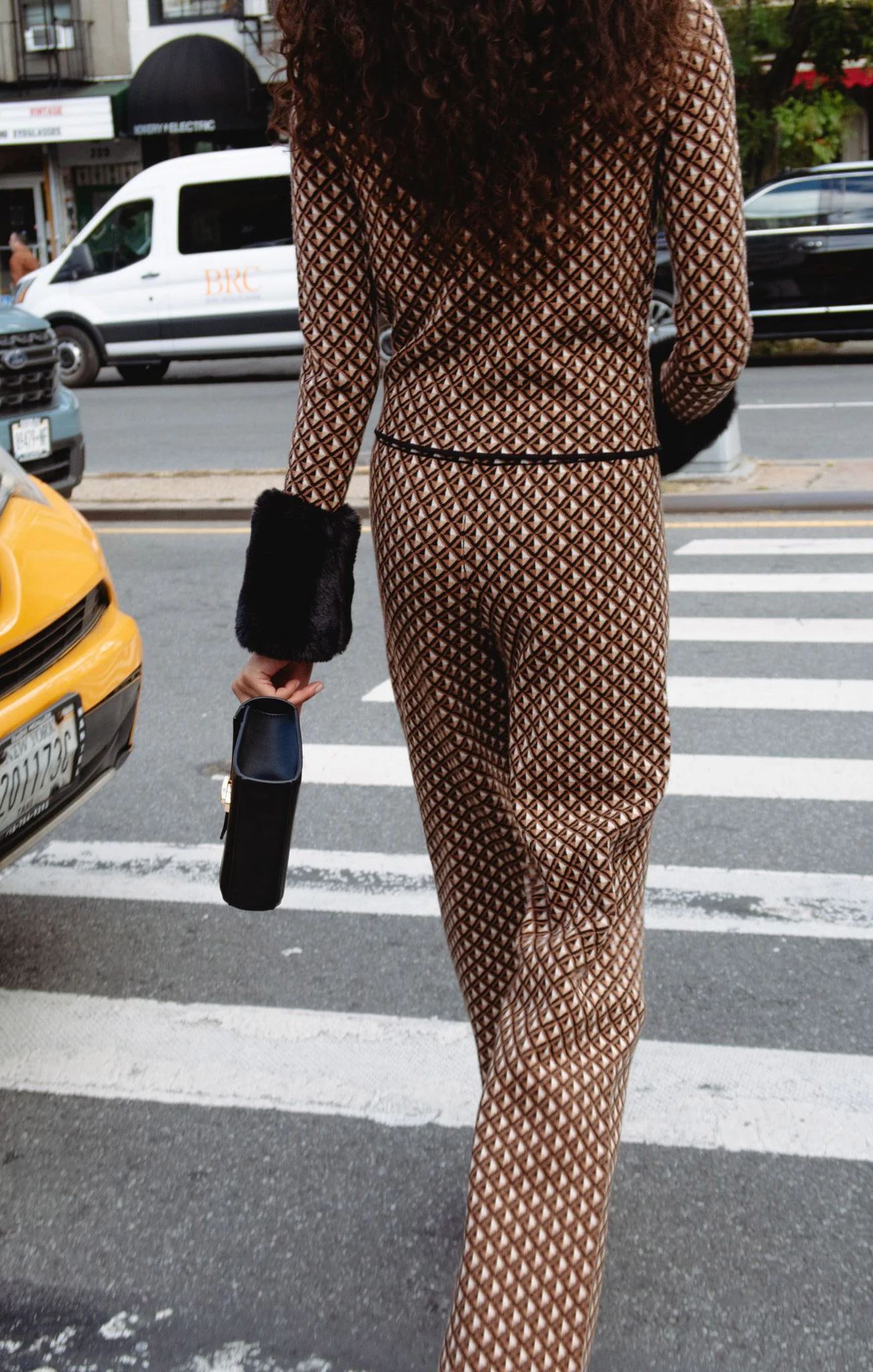 Zermatt Sweater Pant ~ Carmel Geo Knit - Image 2
