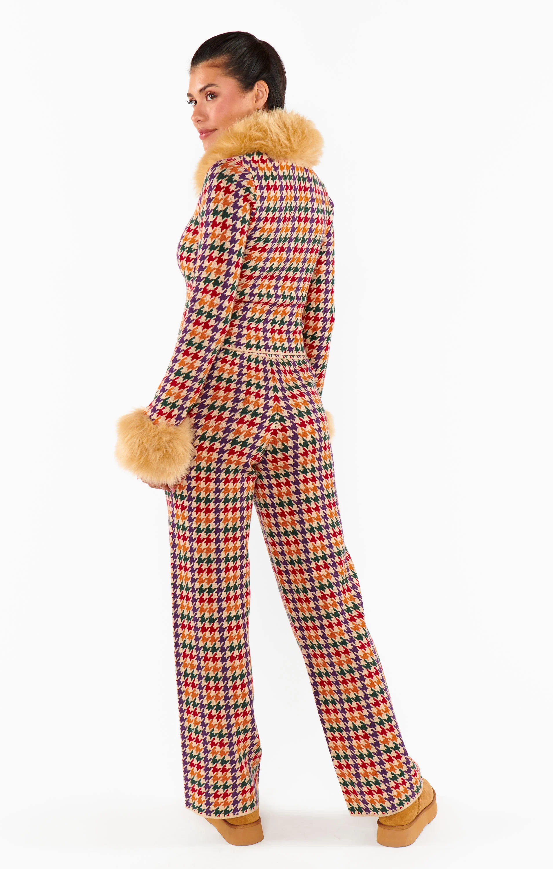 Zermatt Sweater Pant ~ Valley Houndstooth Knit - Image 4