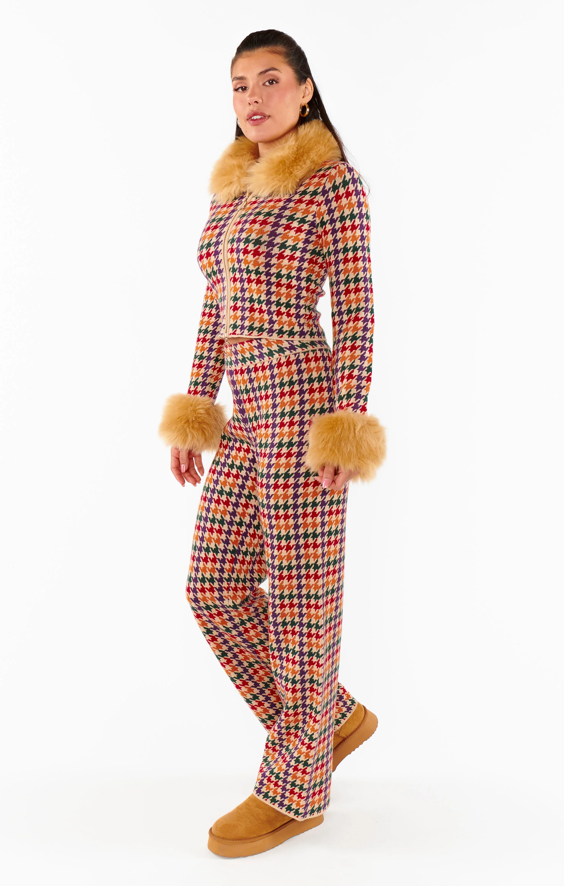 Zermatt Sweater Pant ~ Valley Houndstooth Knit - Image 5
